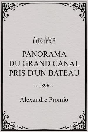 Panorama du grand Canal pris d'un bateau